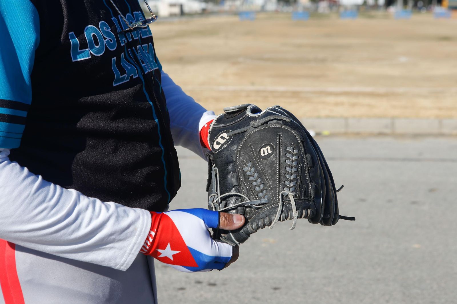 Las fotos del equipo de béisbol Los Ángeles de La Línea
