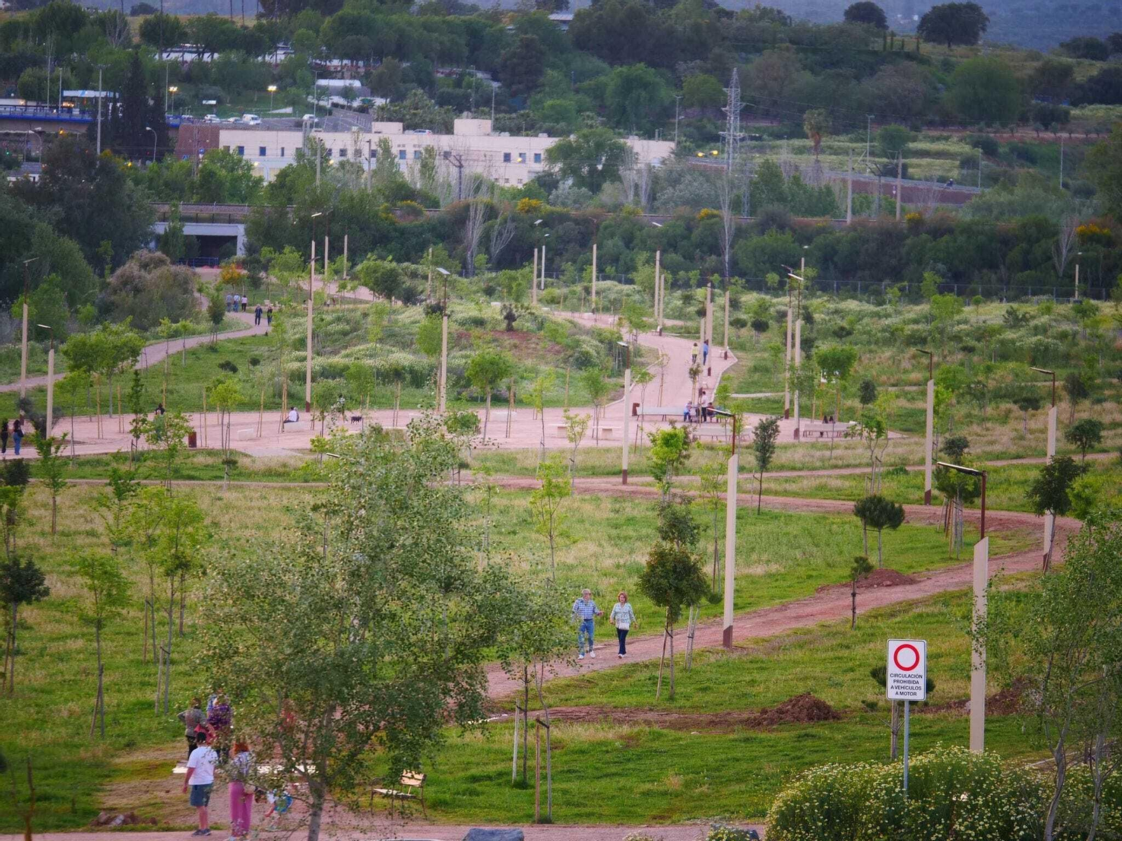 Zona Norte del Parque de Levante.