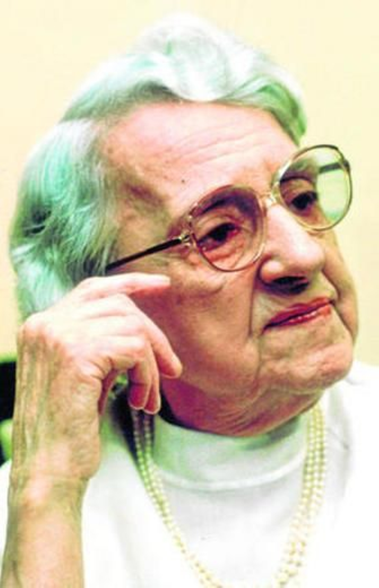 La pensadora María Zambrano, en una imagen de 1986.