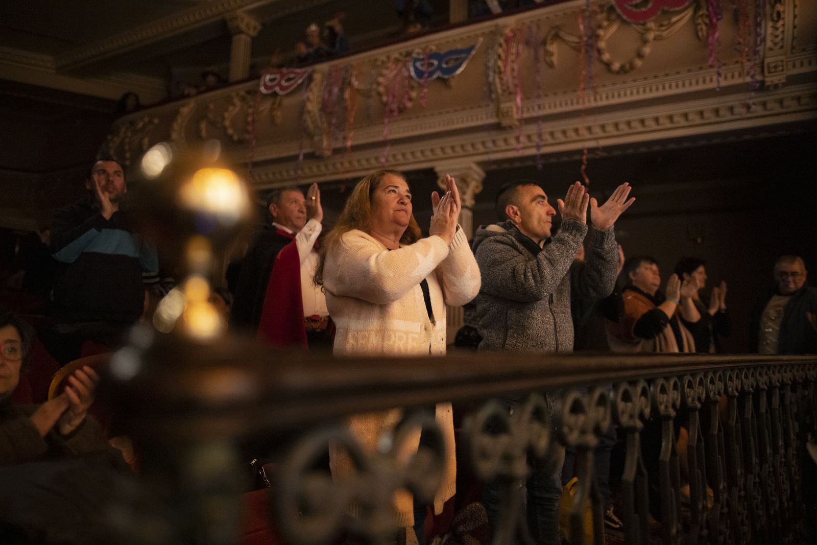 Ambiente en la final  del Carnaval Colombino
