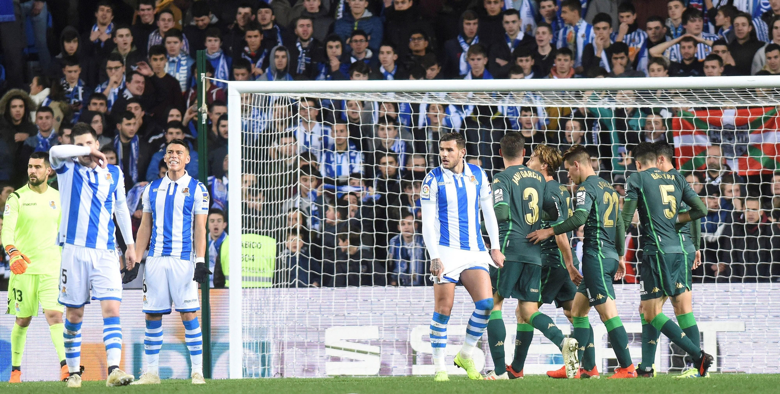 Las imágenes del Real Sociedad-Betis de Copa del Rey