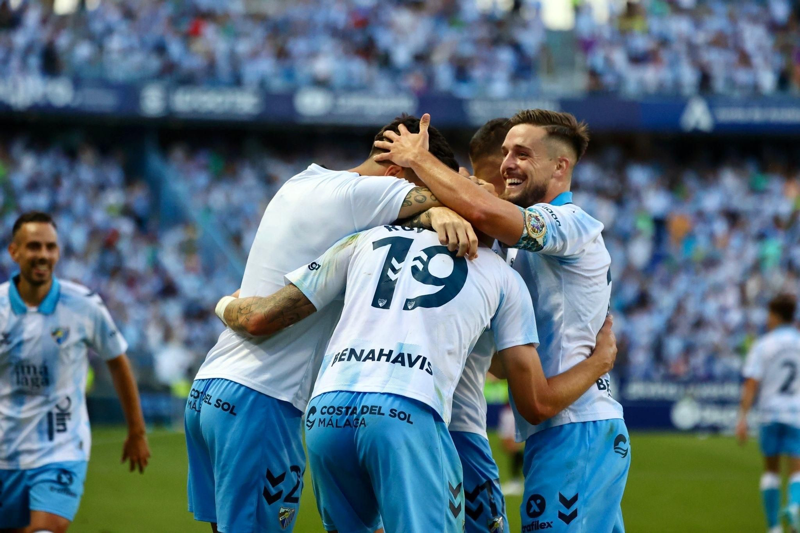La ida de la final entre Málaga CF y Nàstic, en fotos
