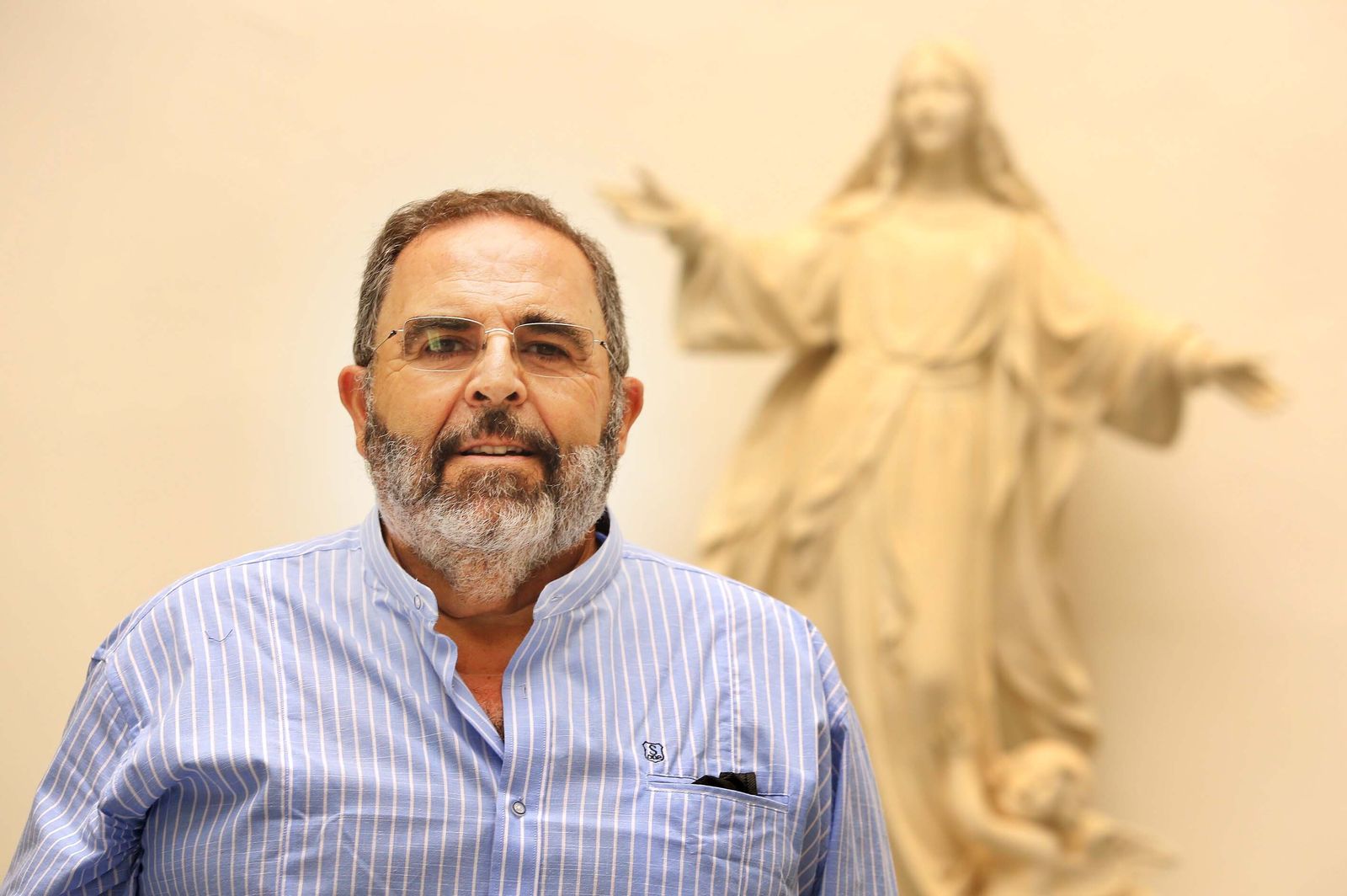 El todavia delegado diocesano de Hermandades y Cofradías, Joaquín Perea.