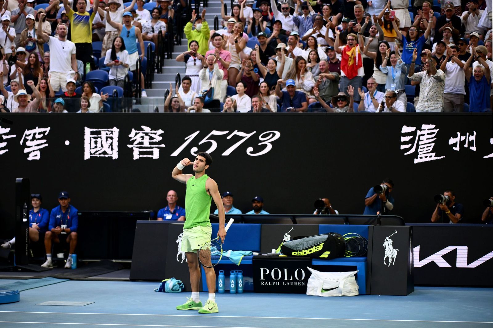 Las fotos del triunfo de Alcaraz en Australia