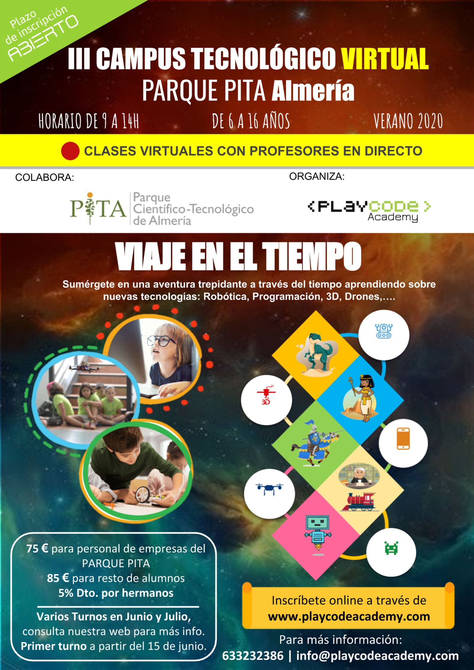 Cartel Campus Tecnologico PITA.