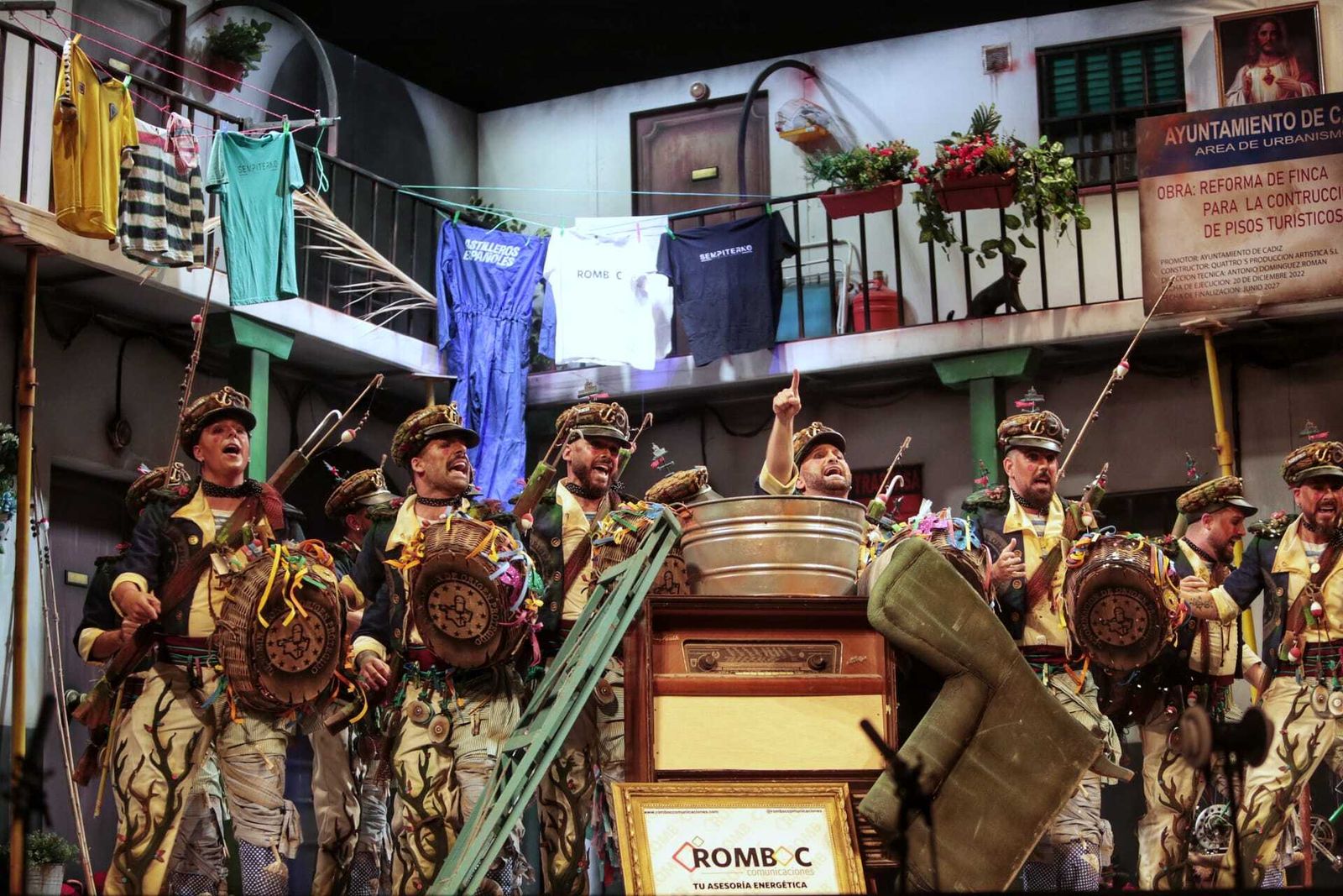 La comparsa "Los originales"