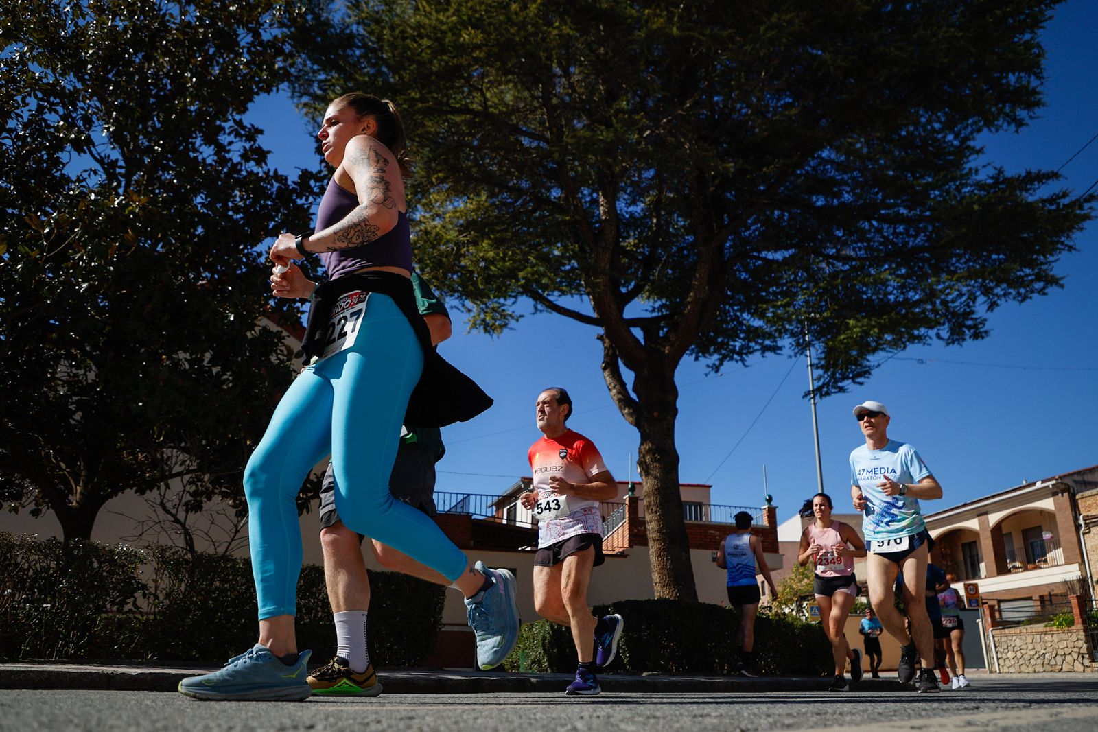 Encuéntrate en el inicio en Albolote del Gran Premio de Fondo de la Diputación