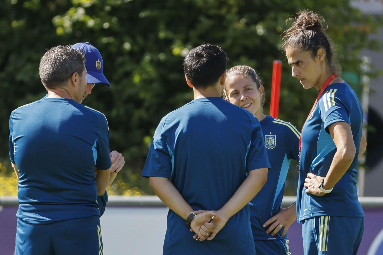 Las fotos de España antes de enfrentarse a Suiza en la Eurocopa femenina