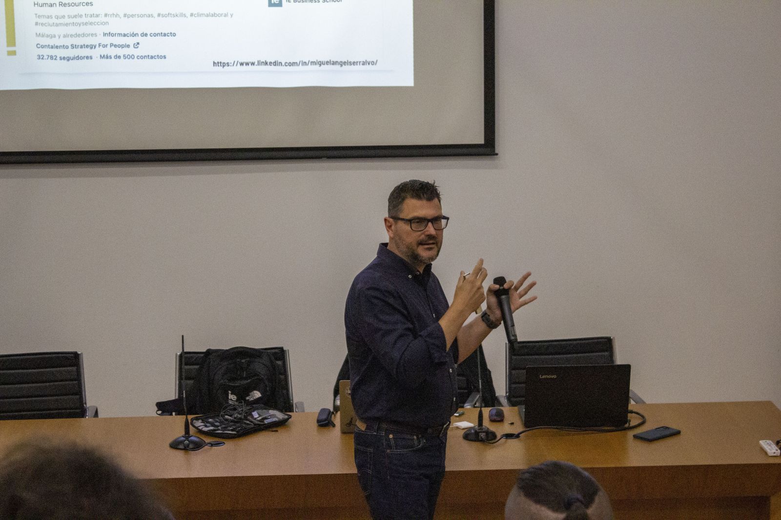Fotos de la Feria de Empleo en la Cámara de Comercio del Campo de Gibraltar.
