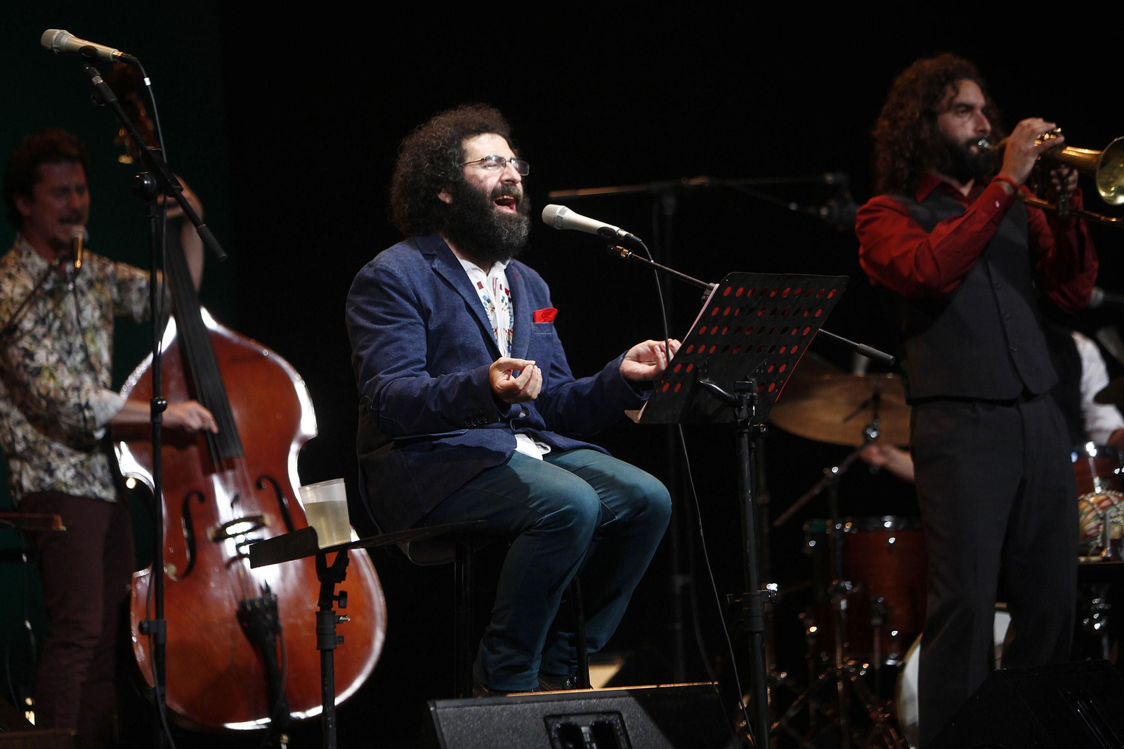 Integrantes de La Canalla durante una de sus actuaciones.