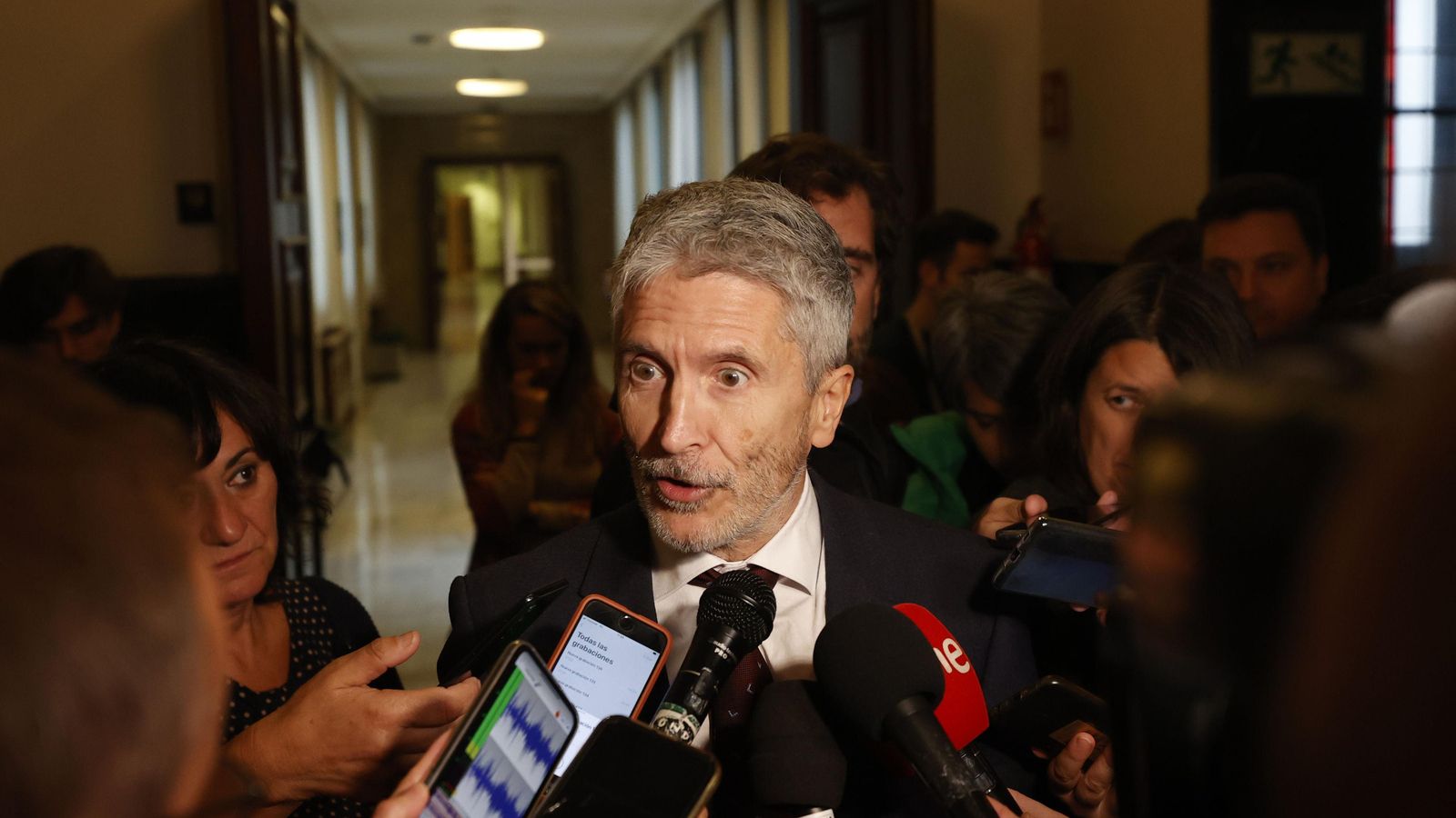 Grande-Marlaska, el martes en el Congreso