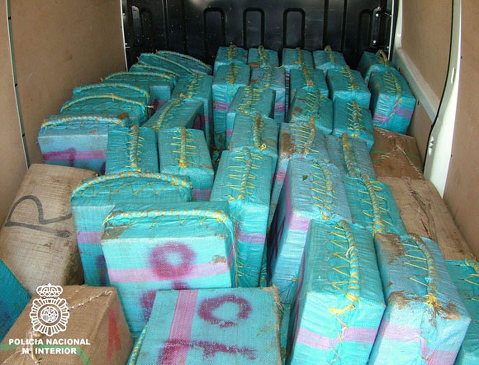 Seis detenidos al intentar introducir 2.500 kilos de hachís por el Guadiana