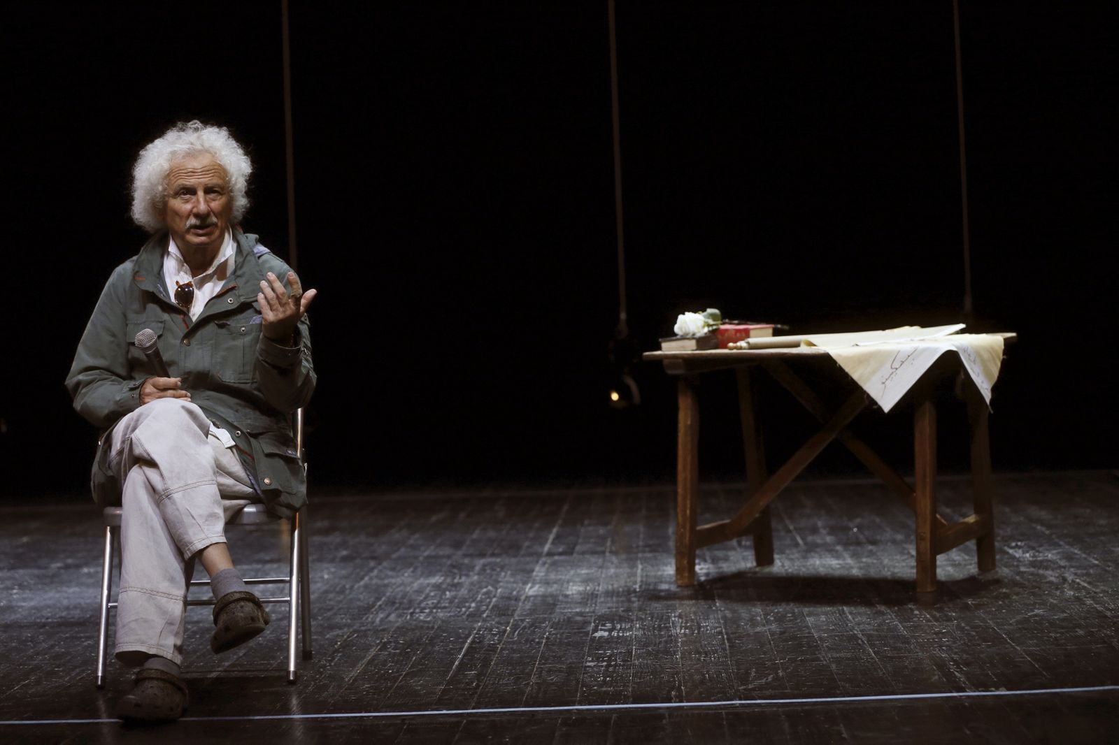 Rafael Álvarez 'El Brujo' durante una de sus representaciones.