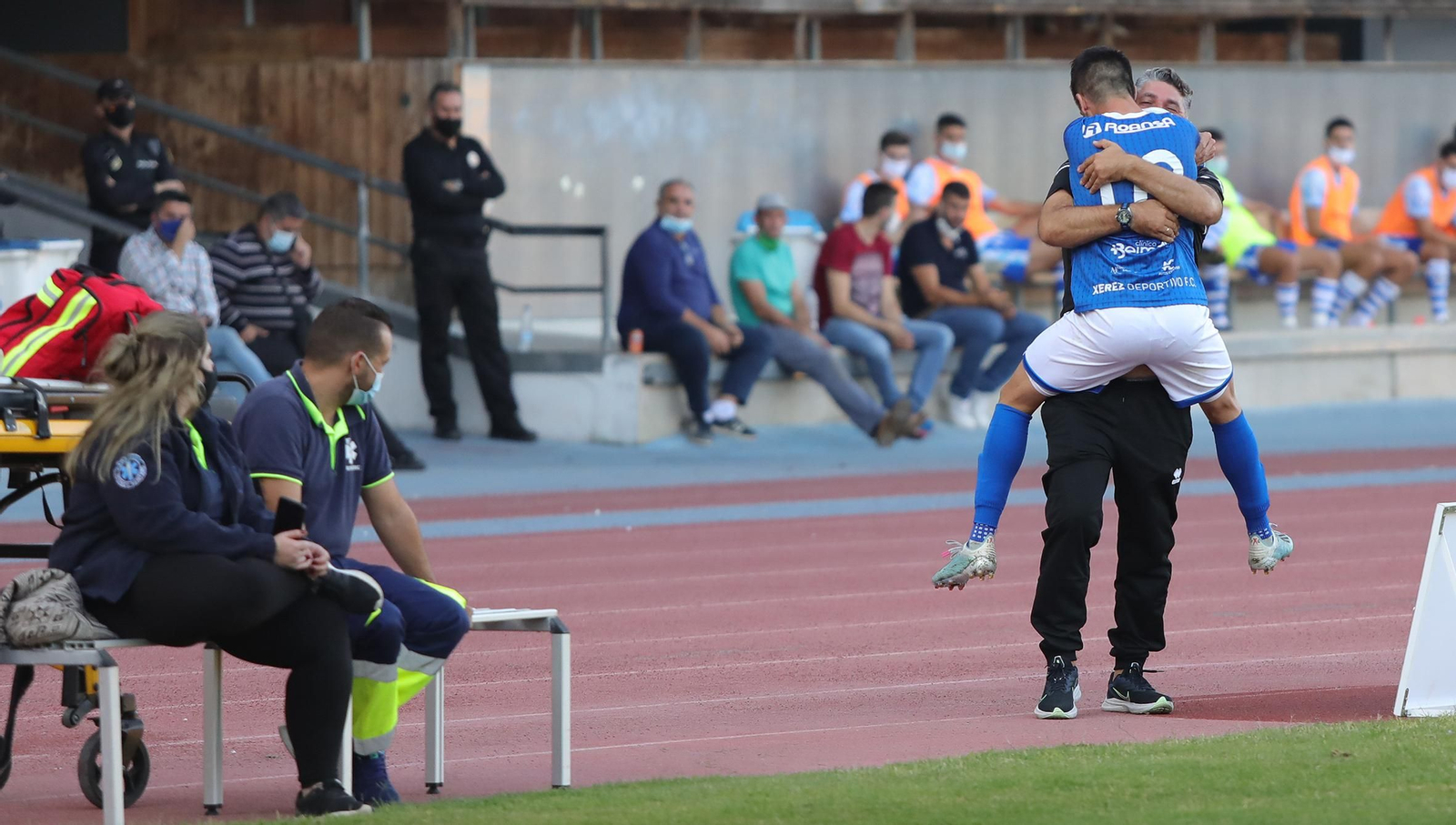 Imágenes del partido del Xerez DFC - Arcos CF (1-0)