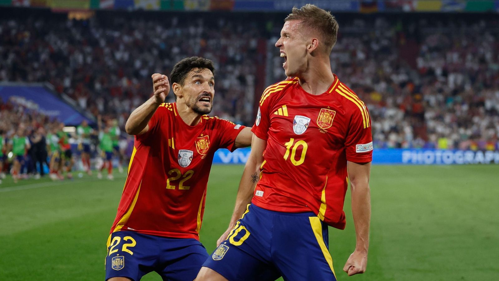 Las mejores imágenes del España - Francia