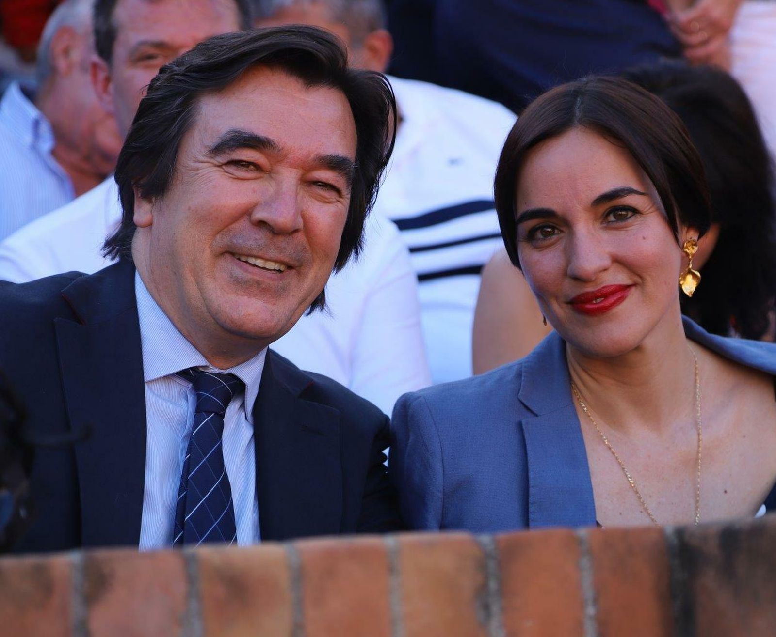 Tomás Muruaga y la pintora Virginia Saldaña