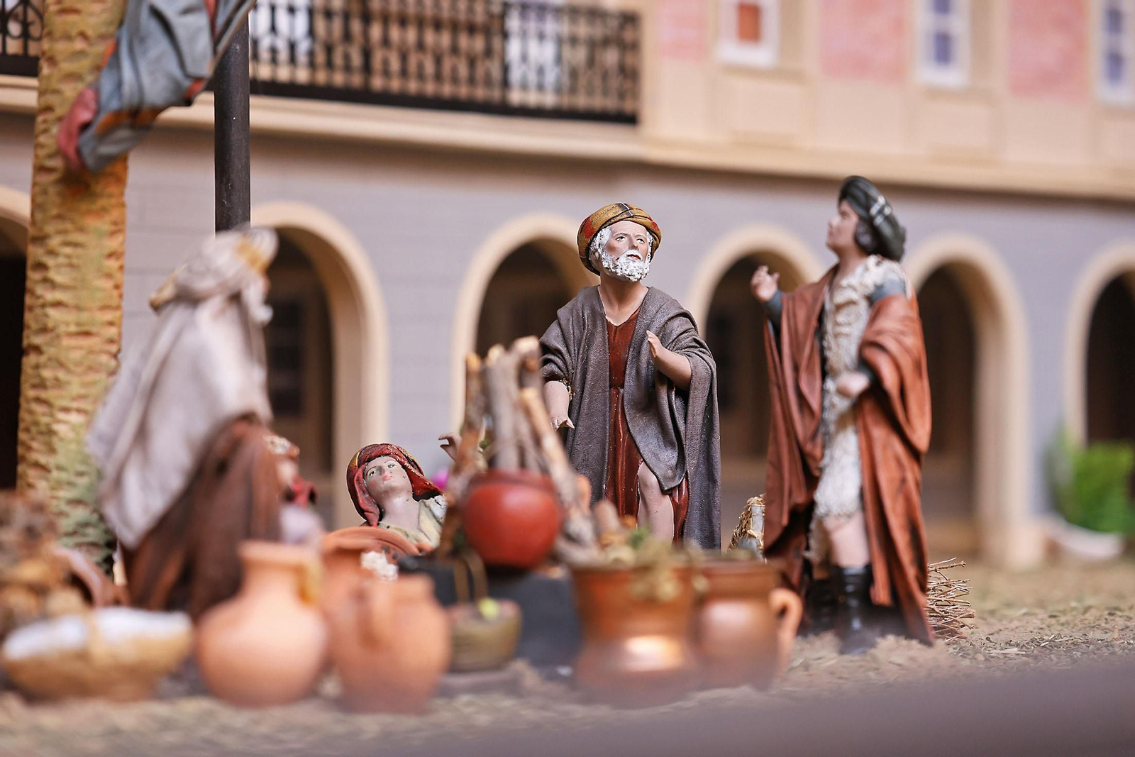 Imágenes de la inauguración del Belén del Ayuntamiento de Huelva