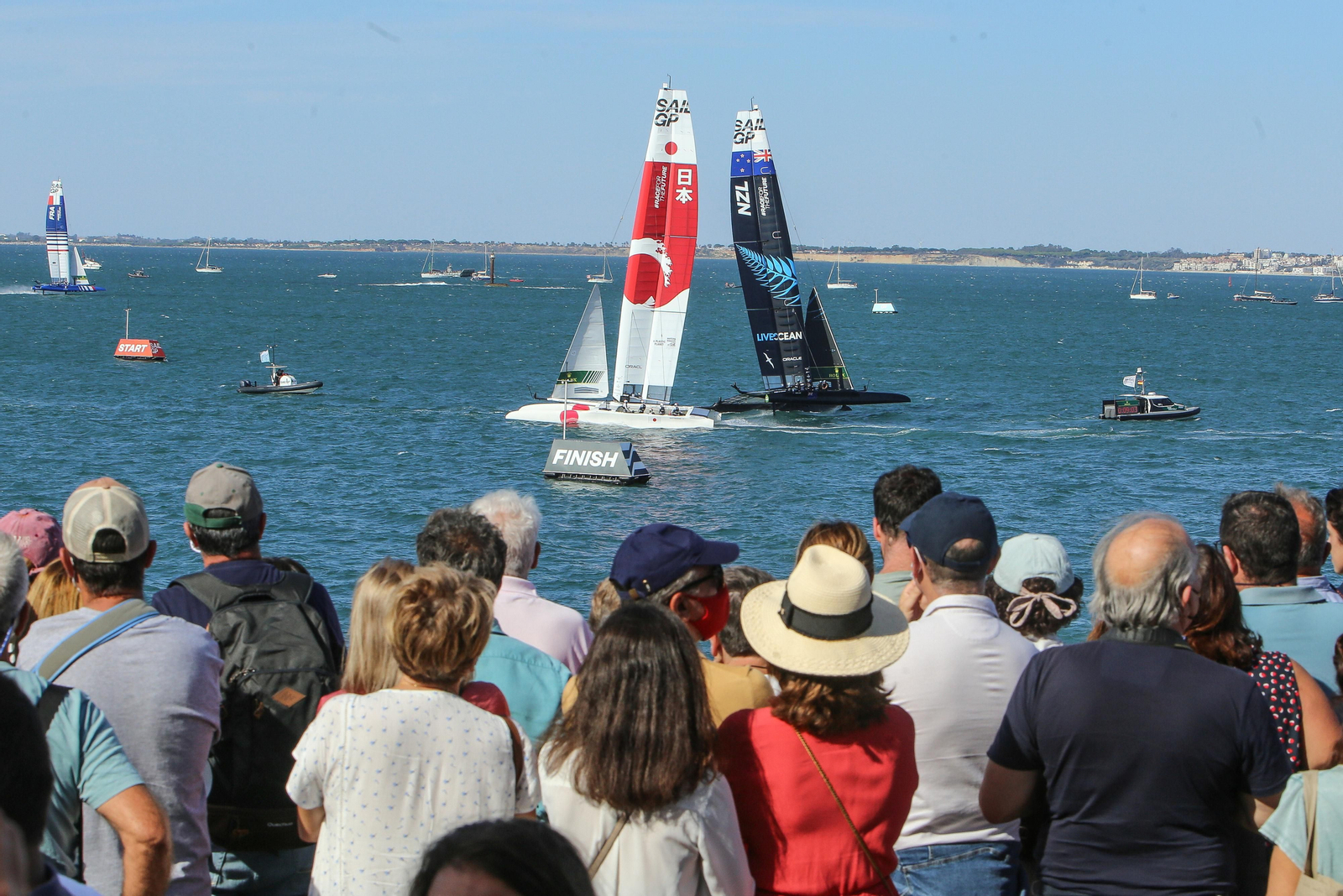 Las imágenes de la final de la SailGP en Cádiz