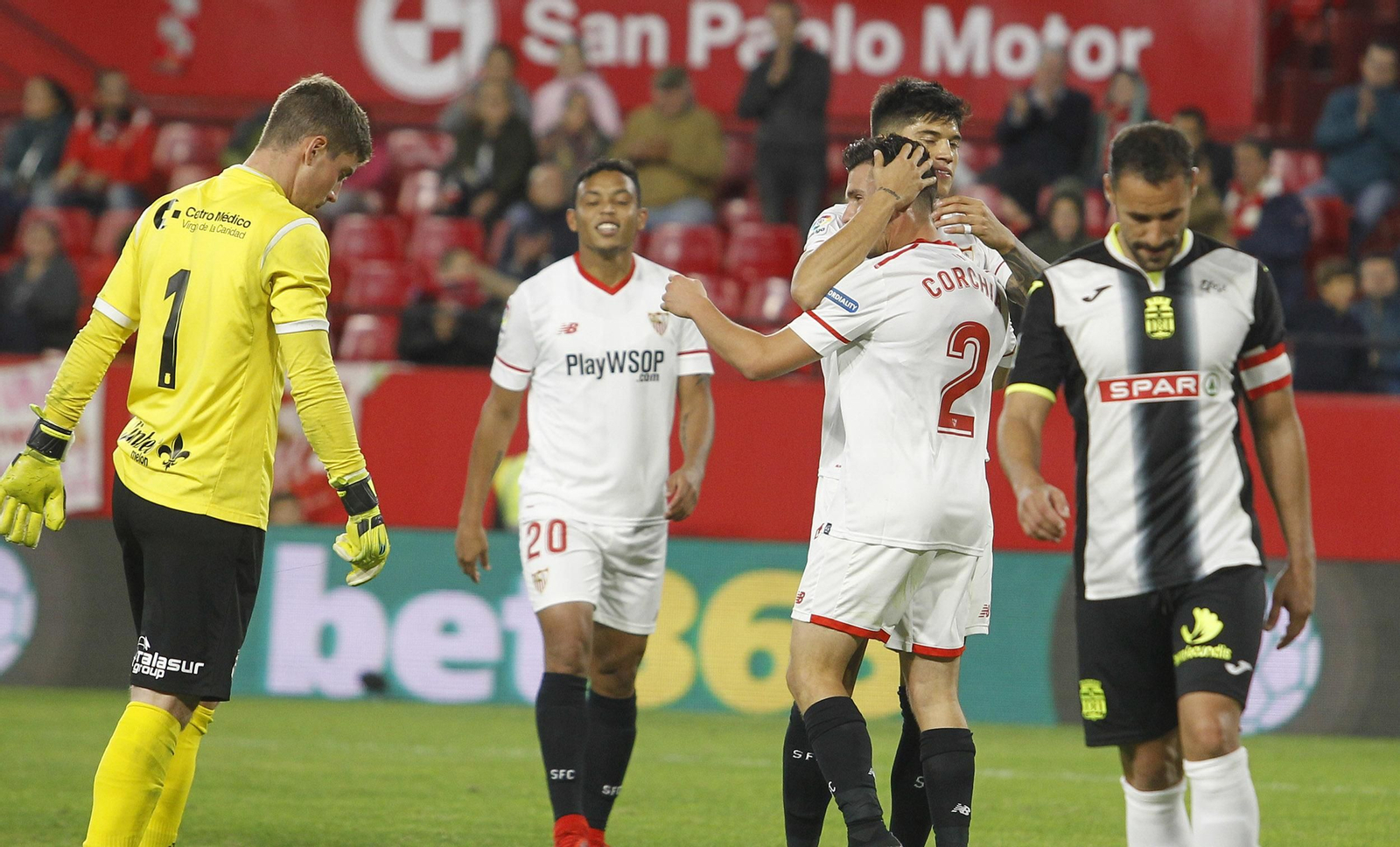 El Sevilla FC-Cartagena, en imágenes