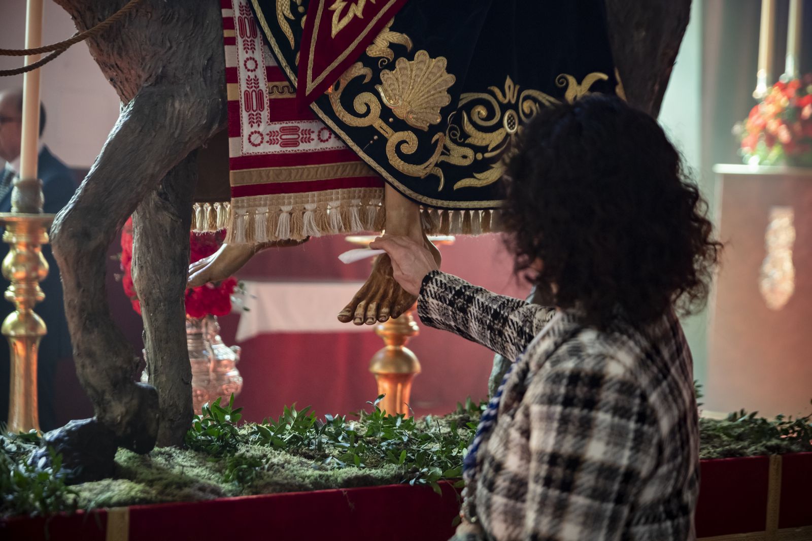 Las imágenes de los besapiés y besamanos del Segundo Domingo de Cuaresma en Jerez