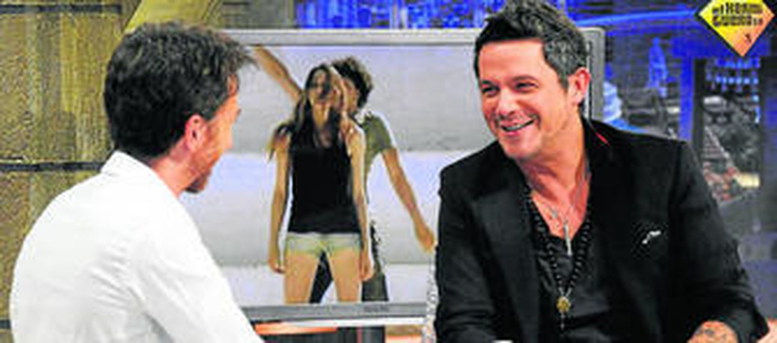 Pablo Motos, el presentador de 'El hormiguero 3.0', y Alejandro Sanz, en una visita anterior de éste al espacio.