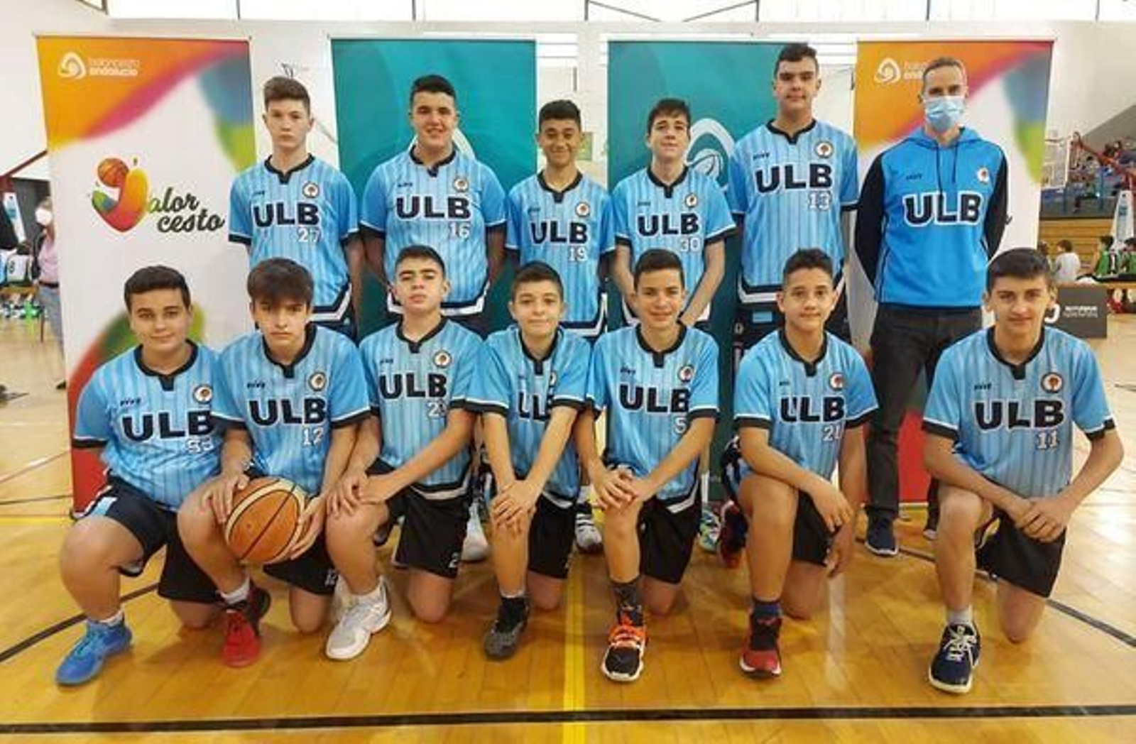 El equipo infantil masculino de la ULB