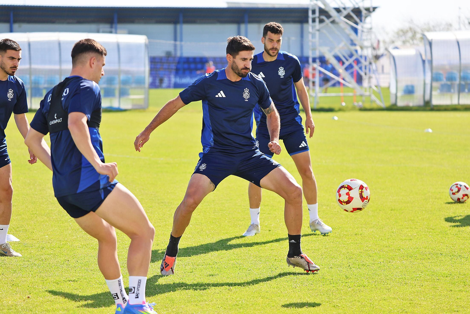 Imágenes del entrenamiento del Recreativo de Huelva