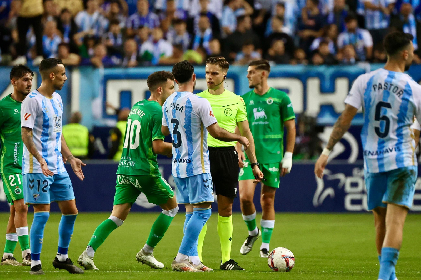 Las mejores fotos del Málaga CF-Racing de Santander