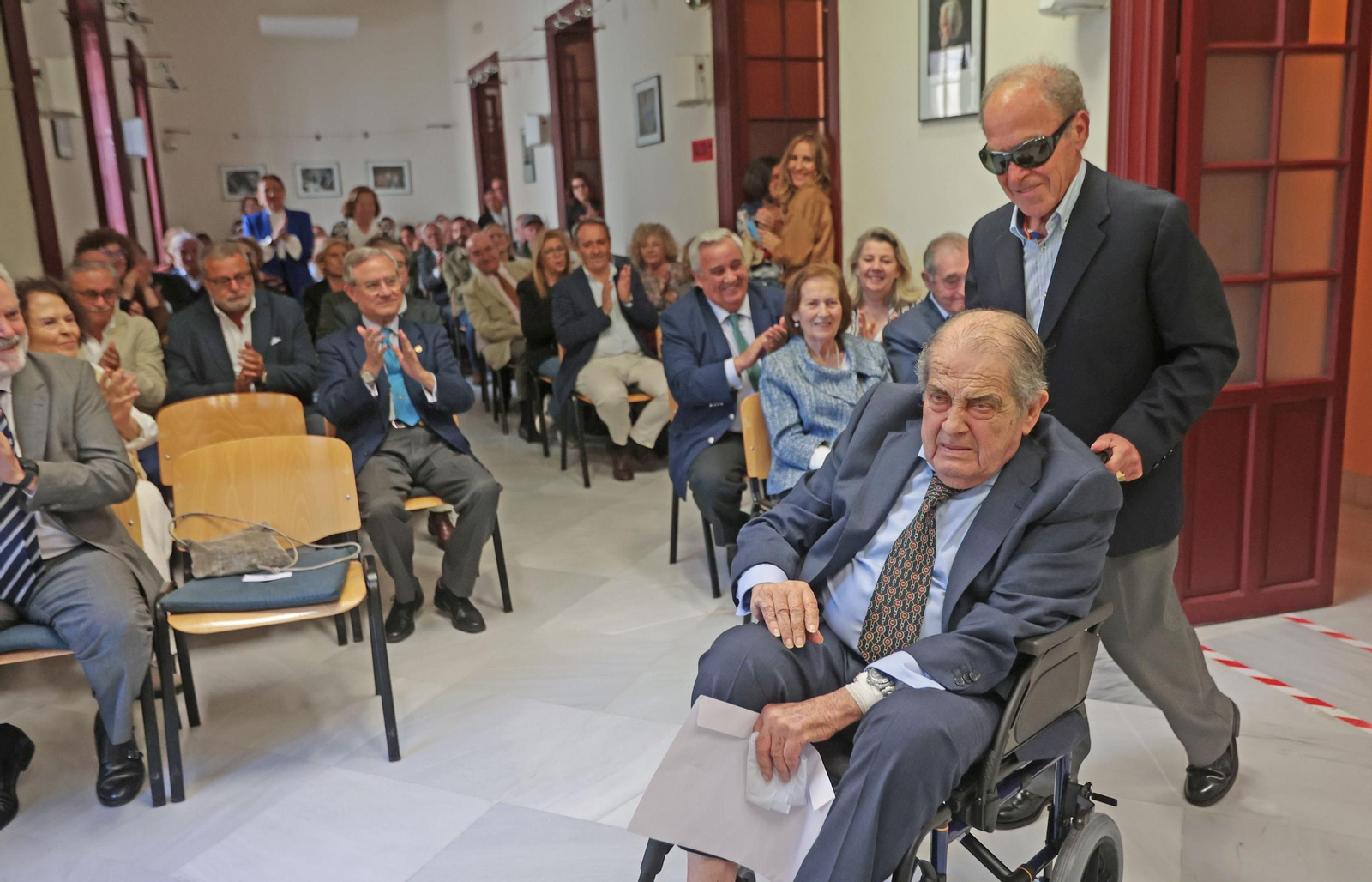 Imágenes del homenaje a Jerónimo Roldán de la Asociación de la Prensa de Jerez