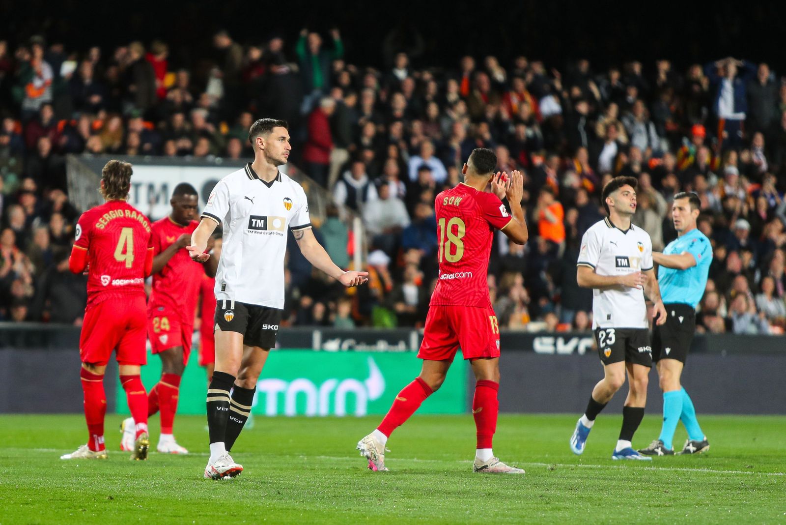 Las fotos del Valencia - Sevilla