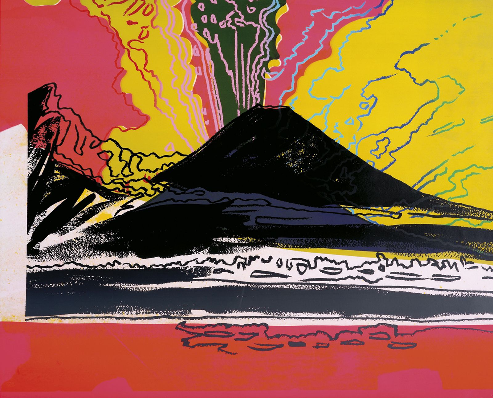 La obra 'Vesuvius' de Andy Warhol.