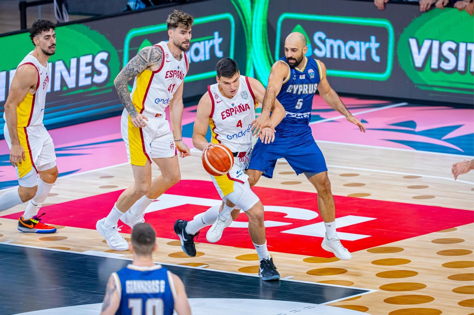 Las fotos del Chipre - España de baloncesto