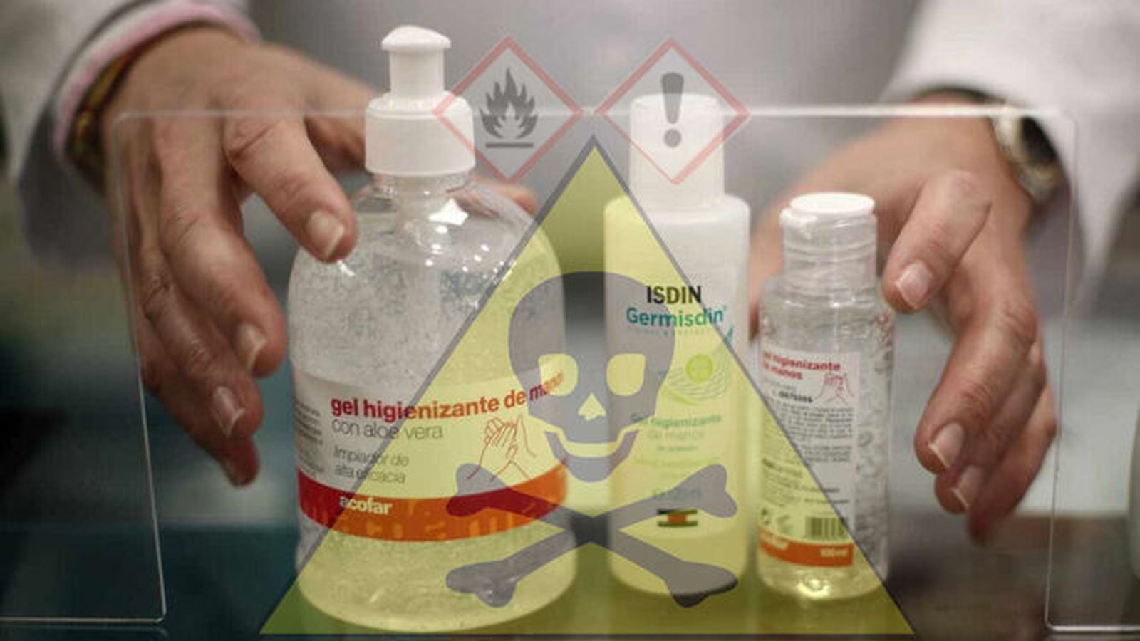 Hay que tener cuidado con el uso de los geles hidroalcohólicos.