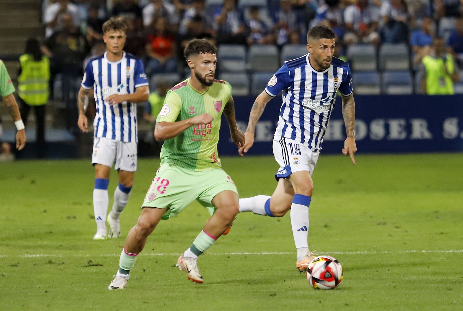 Imágenes del encuentro entre el Recreativo de Huelva y el Málaga