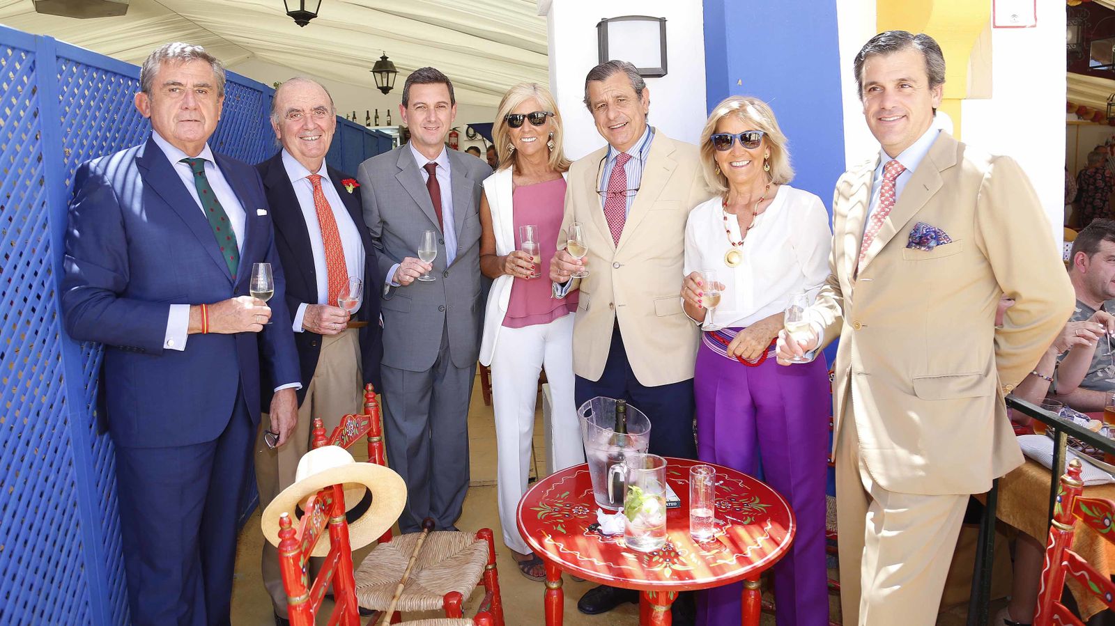 Alfonso Merediz, Alberto García de Luján, Lucía Picardo, Juan Guerrero, Marita Picardo y Alberto García de Luján Picardo.