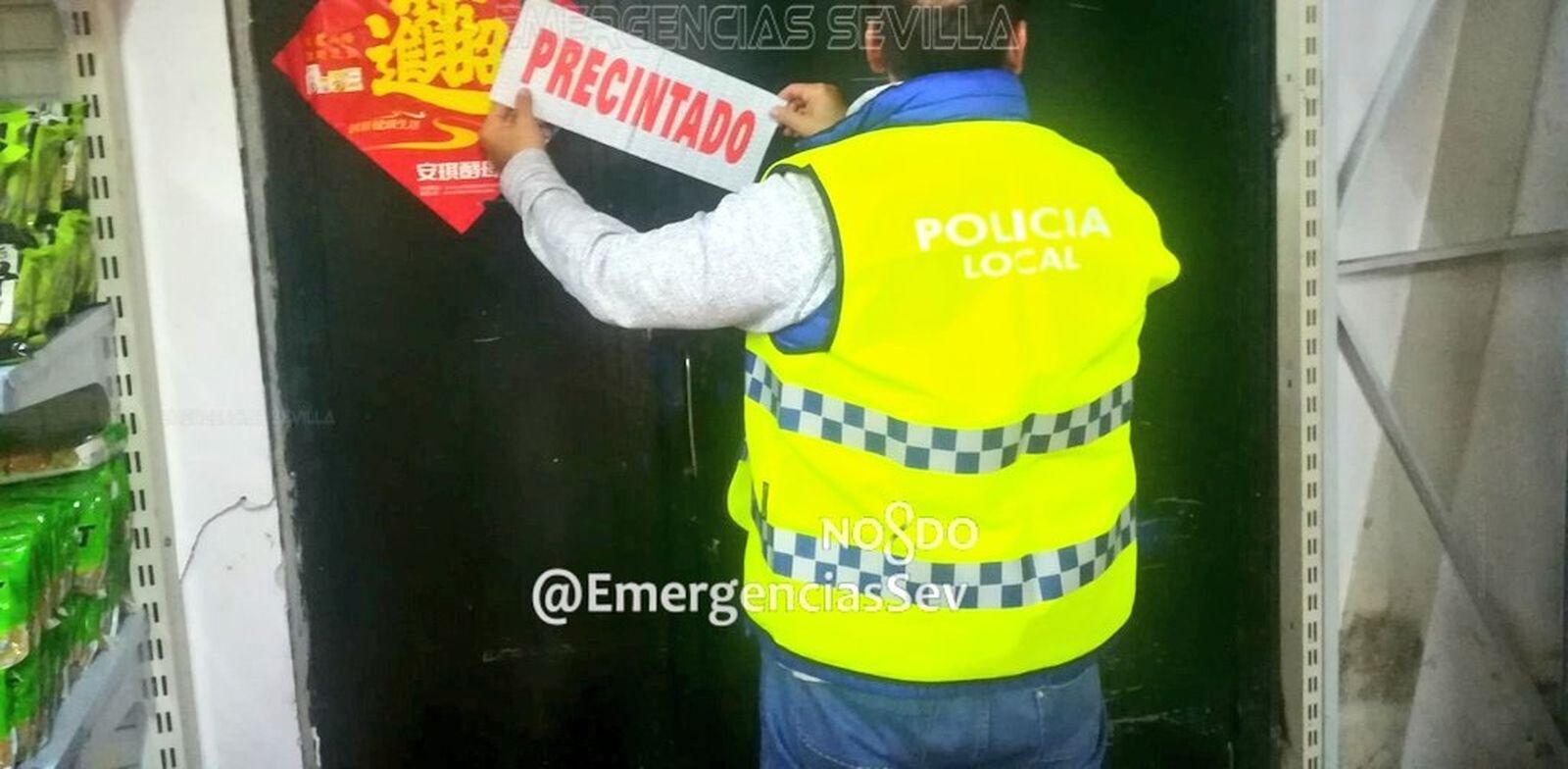 La Policía local precinta uno de los locales