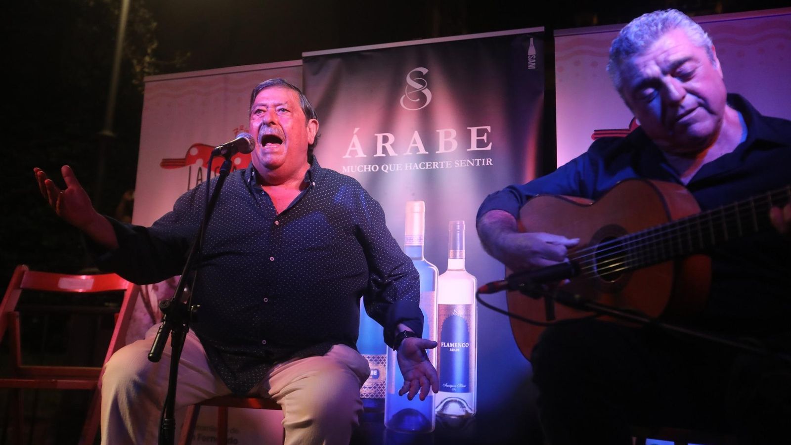 Un momento de la actuación de Manuel Lucas.