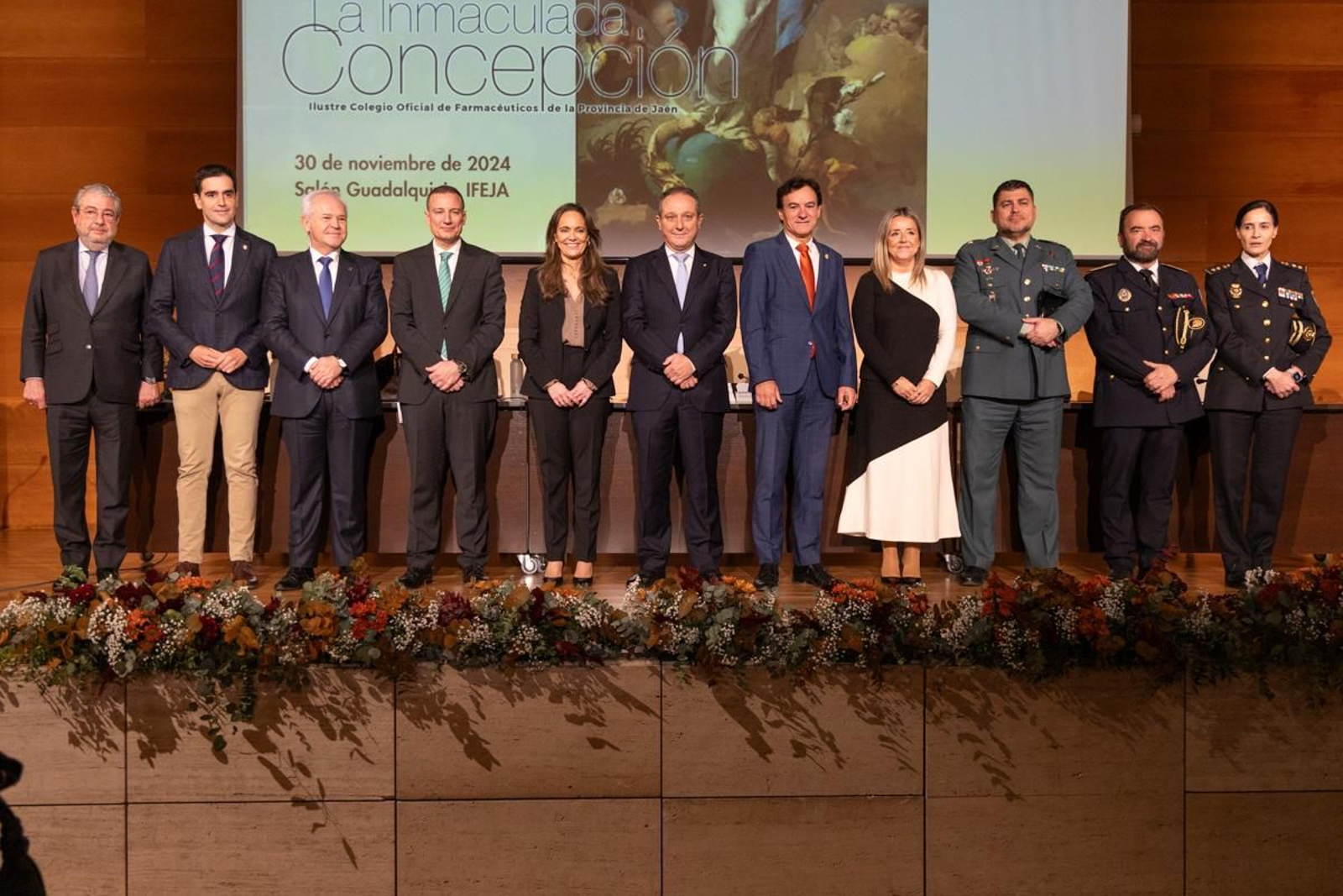 Acto institucional del Colegio de Farmacéuticos de Jaén con motivo de la festividad de su patrona