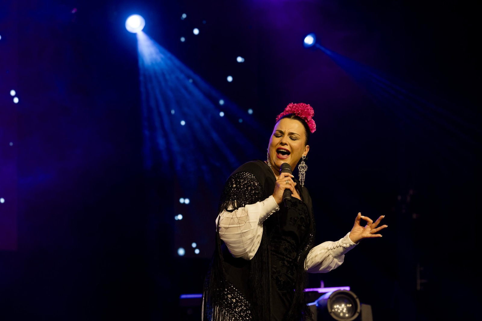 Las imágenes del encendido del alumbrado de Feria de Puerto Real