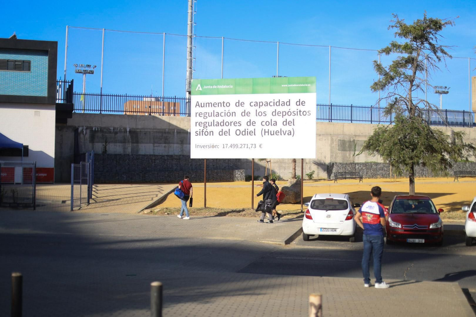 Imágenes de la inauguración del campo de rugby de Huelva