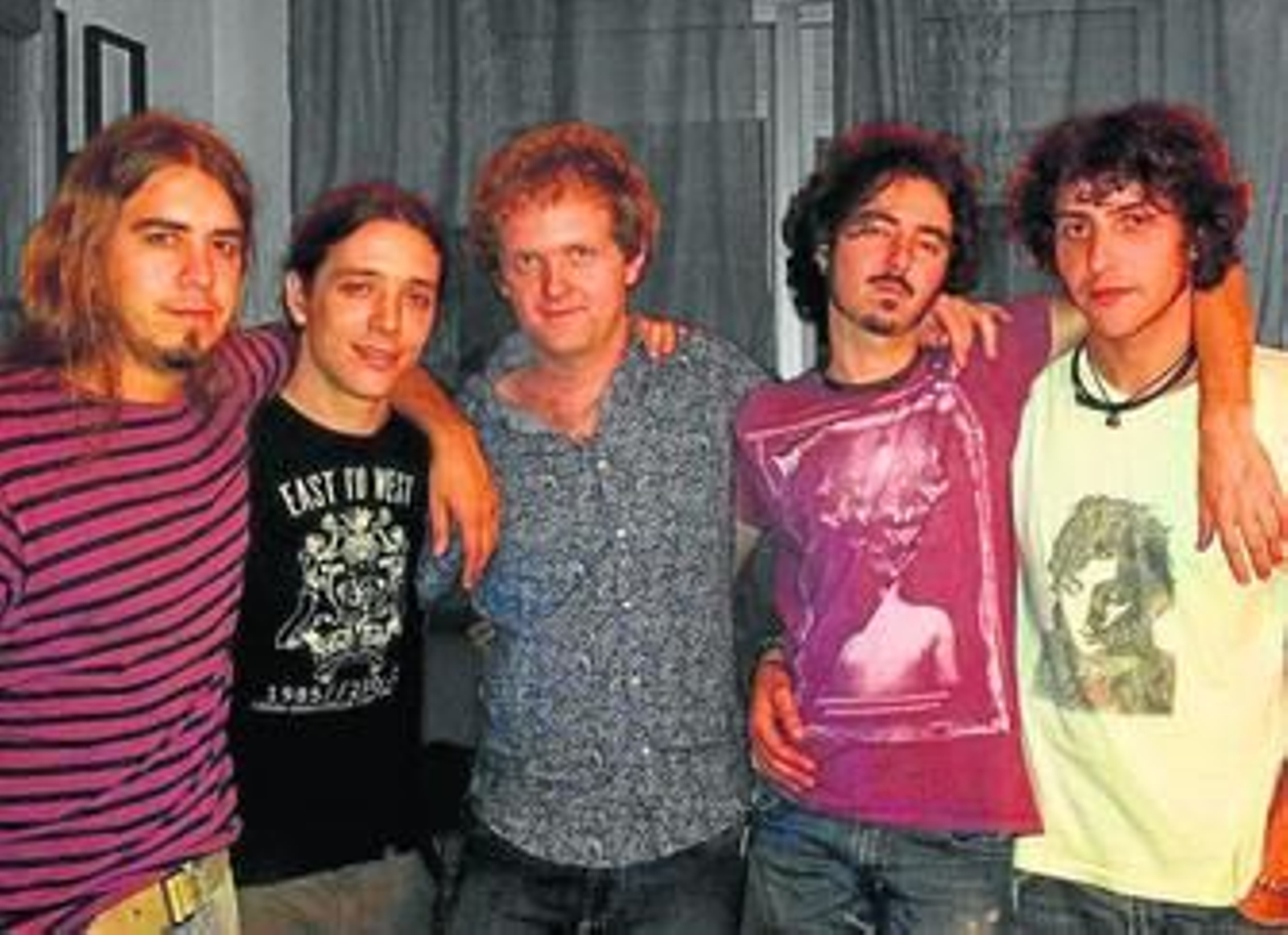 Integrantes de la banda onubense. Integrantes de la banda onubense.