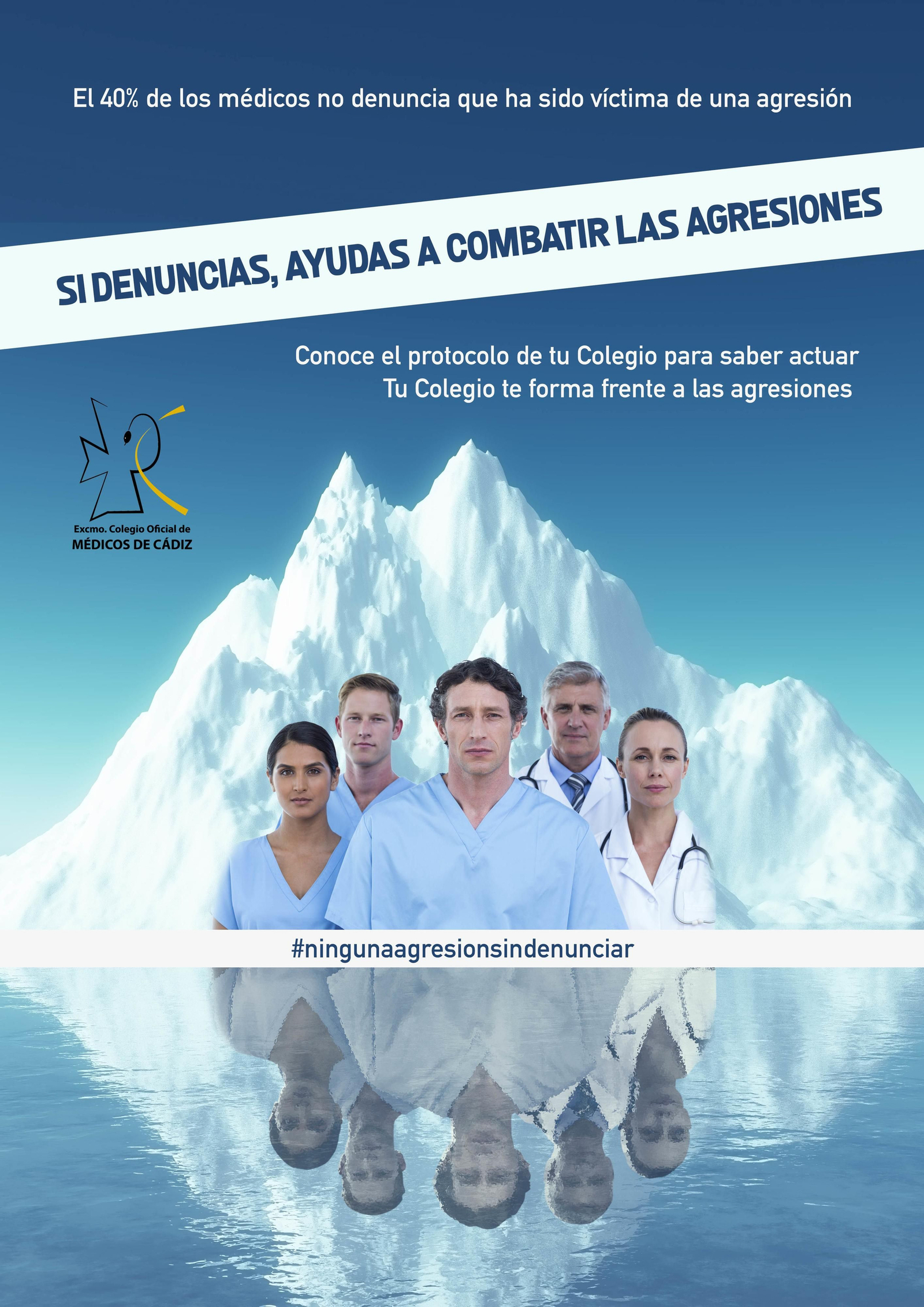 Cartel agresiones denuncia dic 2018