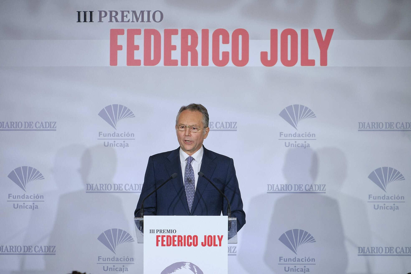 Entrega del premio Federico Joly a Augusto Delkáder