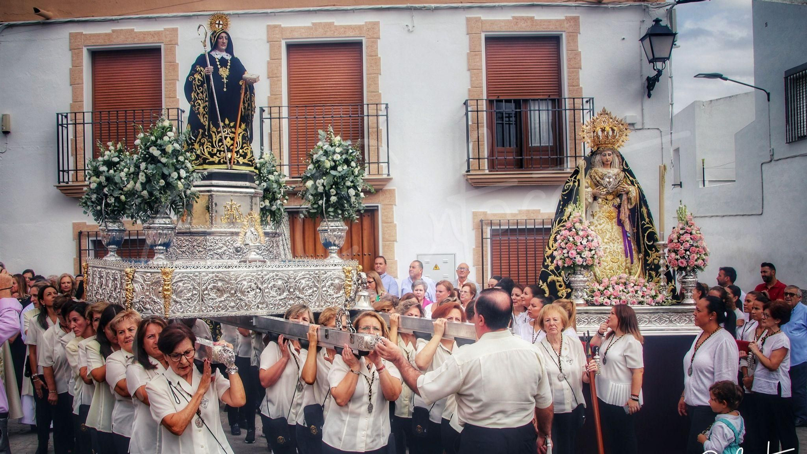 Procesión de San Benito y la Virgen de la Soledad del pasado año.