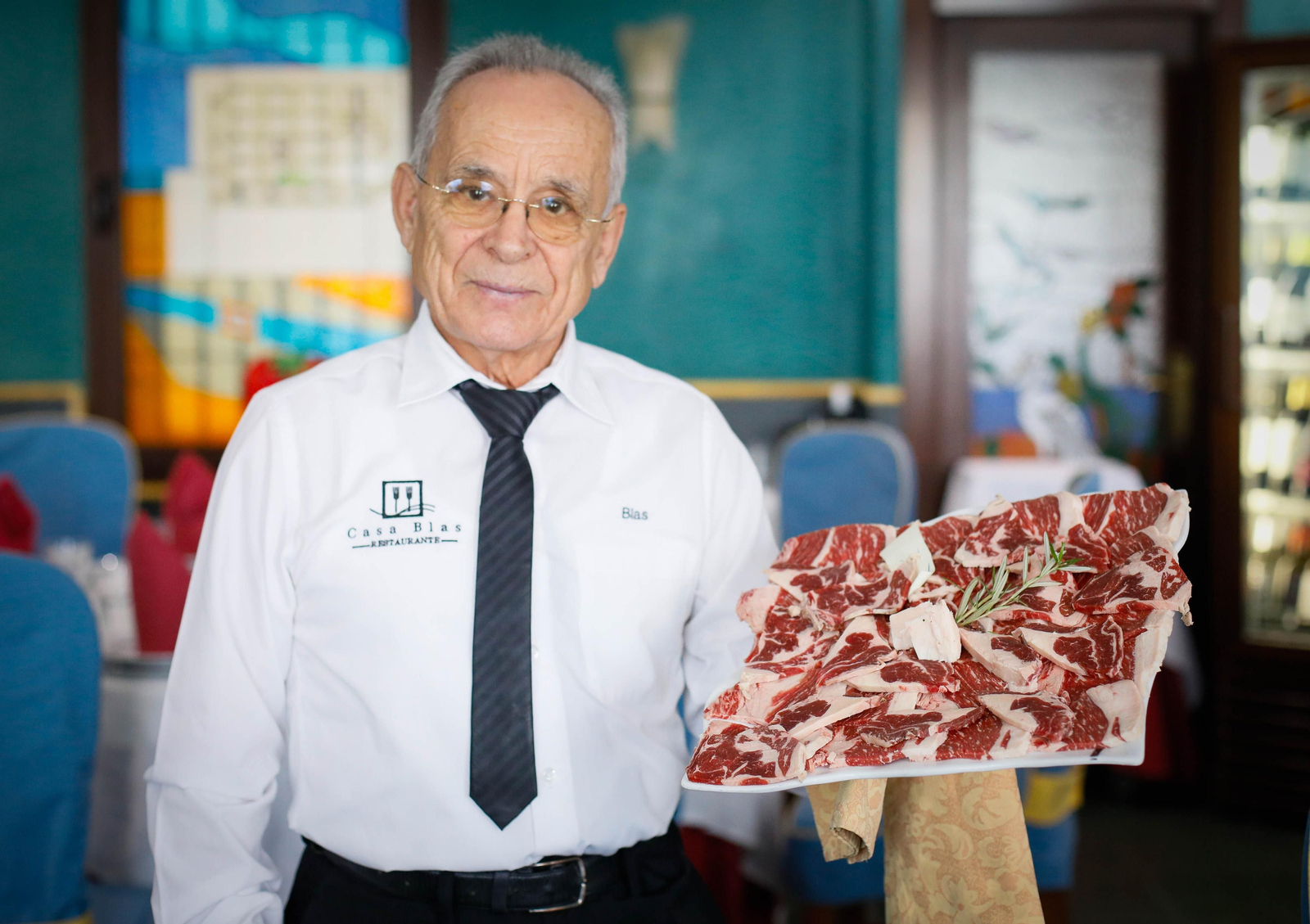 Imágenes del reportaje gastronómico en Casa Blas