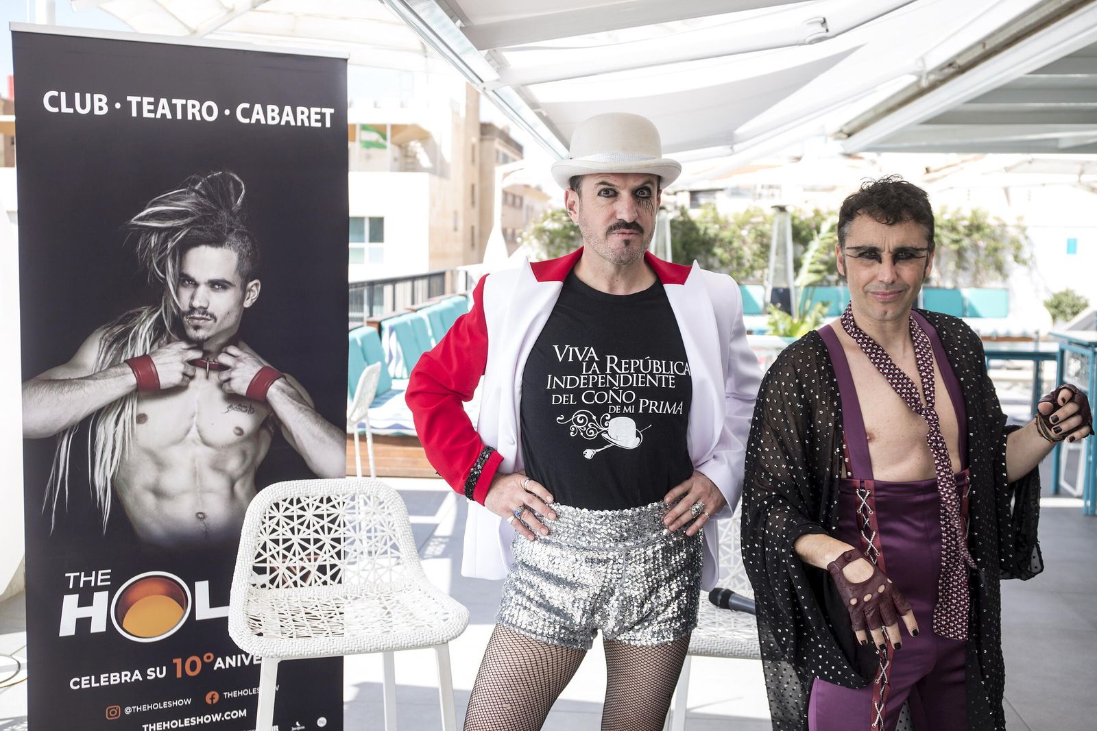 Álex O'Dogherty y Canco Rodríguez, dos de los actores en The Hole X.