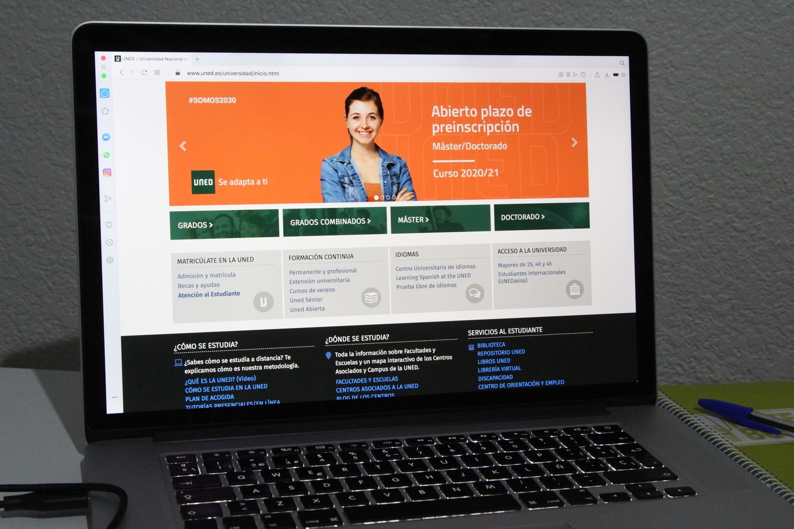 UNED Almería abre la preinscripción online en 67 másteres y 20 programas de doctorado