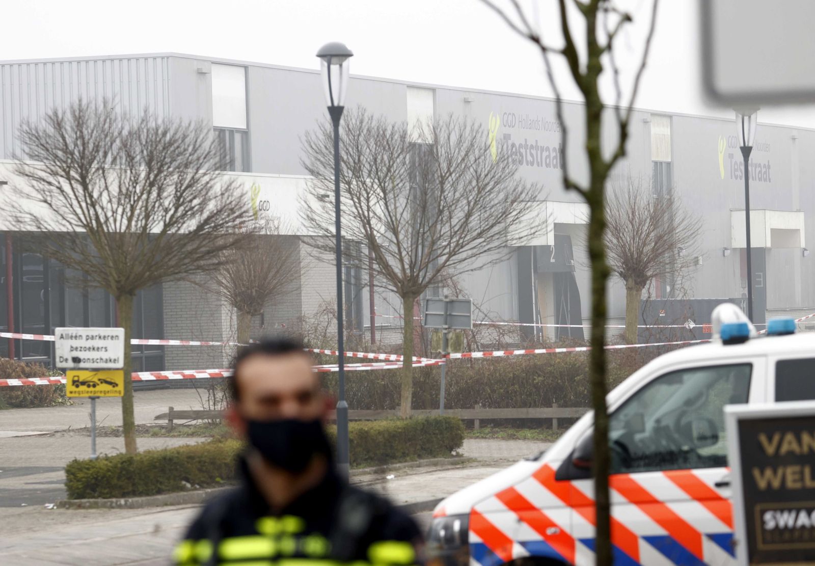 Lugar de la explosión.