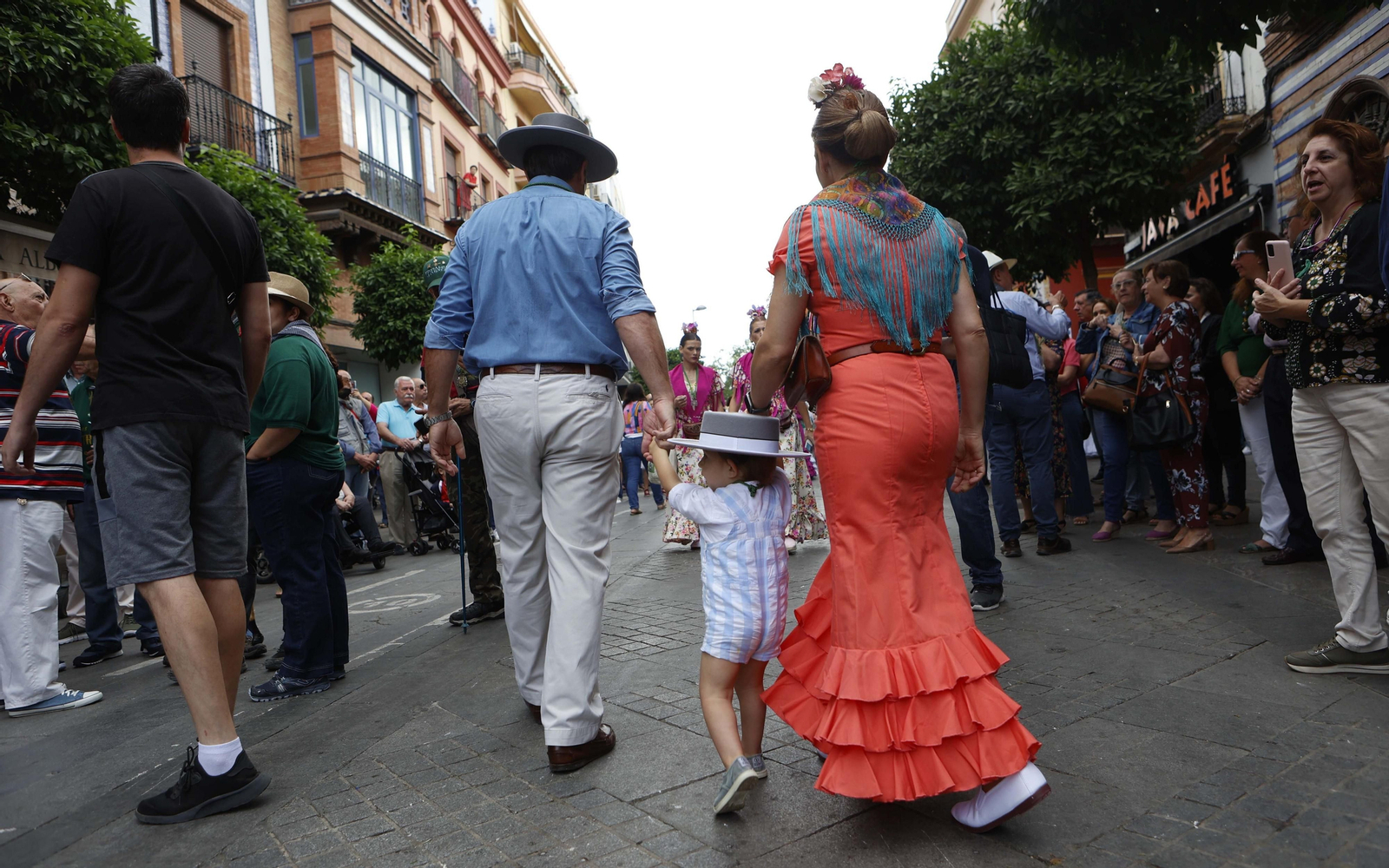 Imágenes de la salida de la hermandad del Rocio de Triana