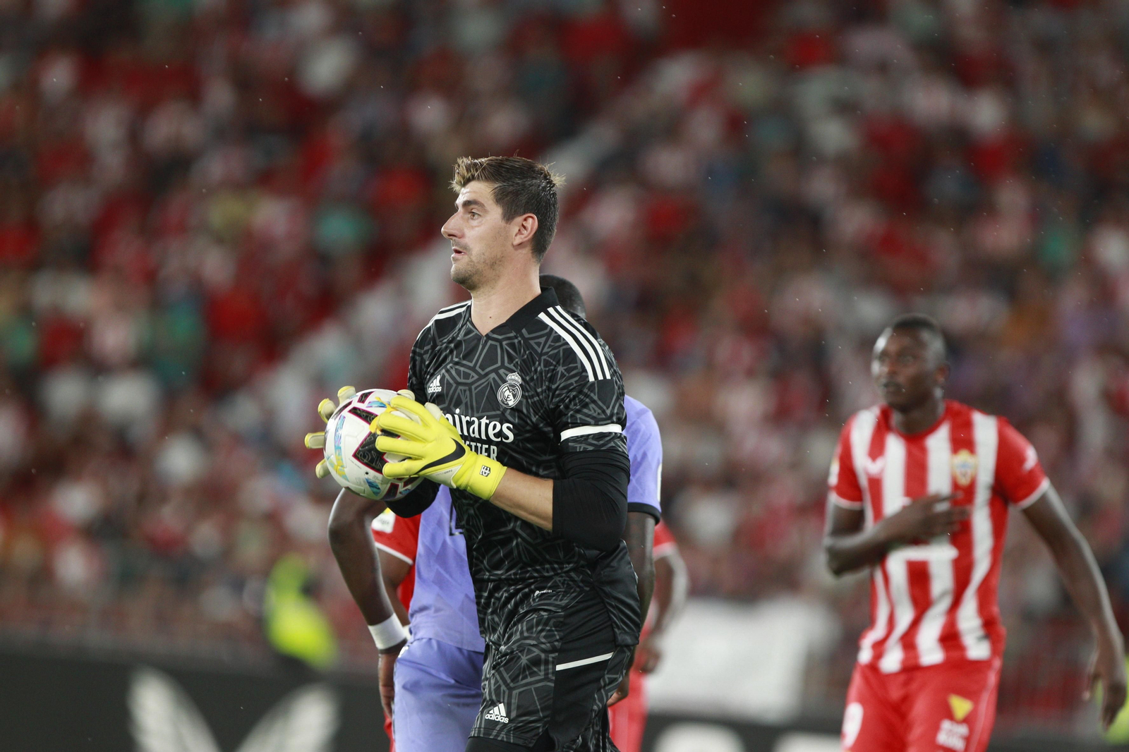 Imágenes del partido U.D. Almería-Real Madrid C.F. de la Liga Santander